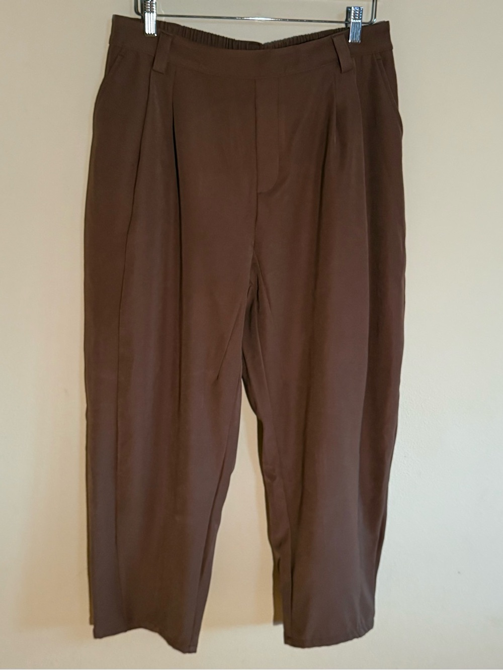 Halara Brown Classic Trouser Pants